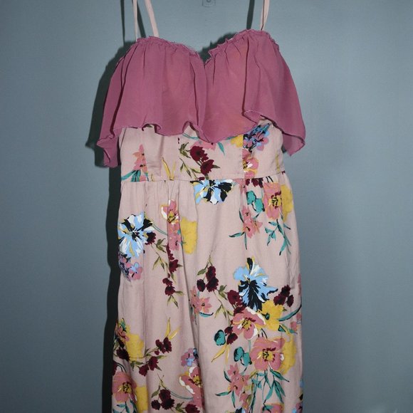 Pink Ruffle Dress - Picture 1 of 4